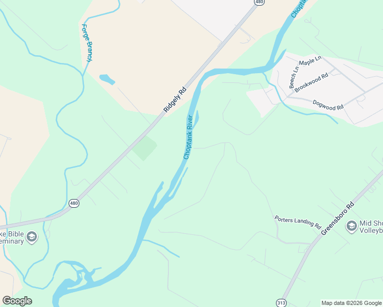 map of restaurants, bars, coffee shops, grocery stores, and more near 12820 Porters Landing Road in Greensboro