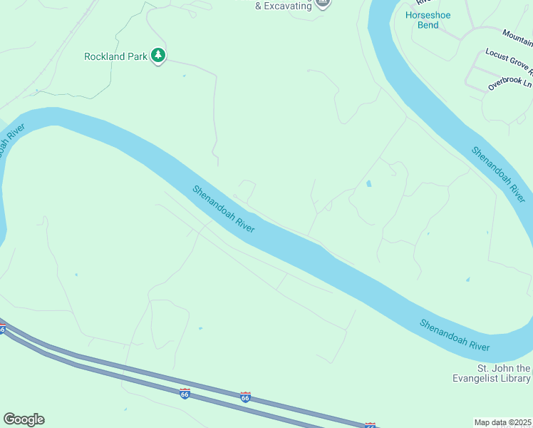 map of restaurants, bars, coffee shops, grocery stores, and more near 668 Old Dam Road in Front Royal