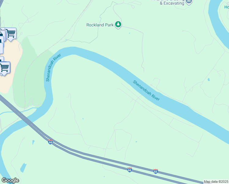 map of restaurants, bars, coffee shops, grocery stores, and more near 8 Harris Drive in Front Royal