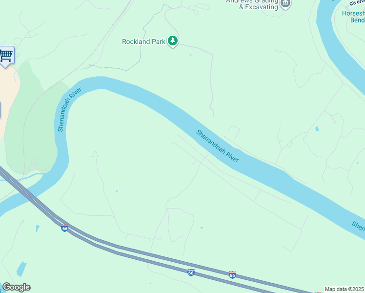map of restaurants, bars, coffee shops, grocery stores, and more near 55 Harris Drive in Front Royal