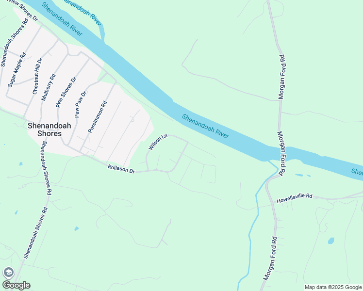 map of restaurants, bars, coffee shops, grocery stores, and more near 775 Rollason Drive in Front Royal