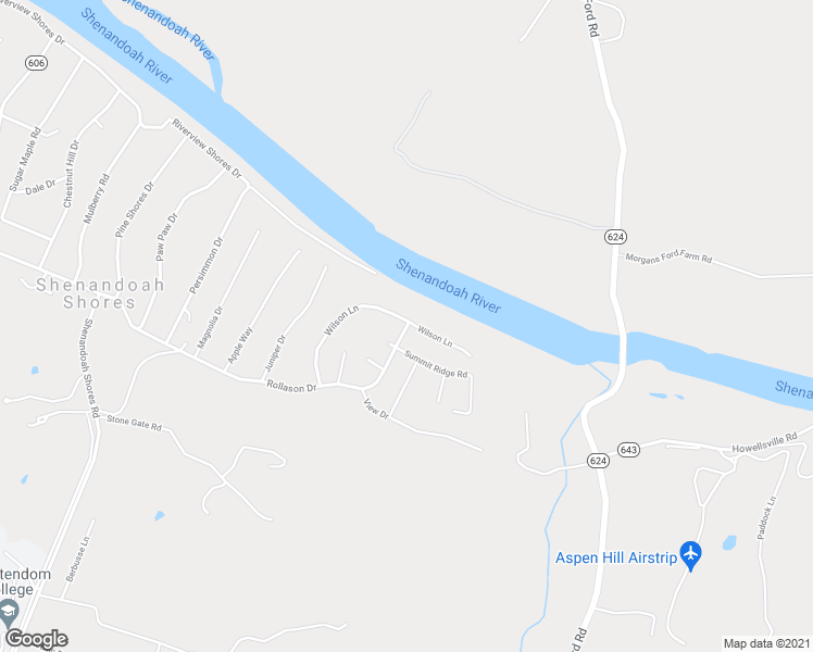 map of restaurants, bars, coffee shops, grocery stores, and more near 775 Rollason Drive in Front Royal