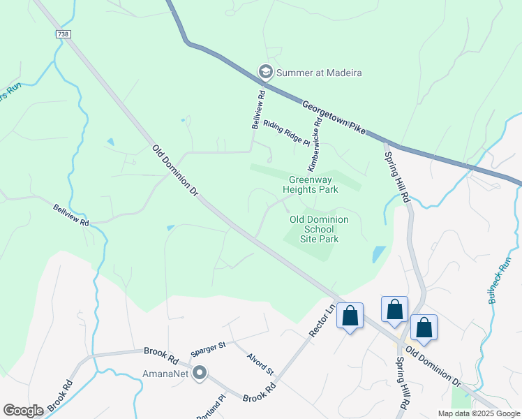 map of restaurants, bars, coffee shops, grocery stores, and more near 1002 Kimberwicke Rd in McLean