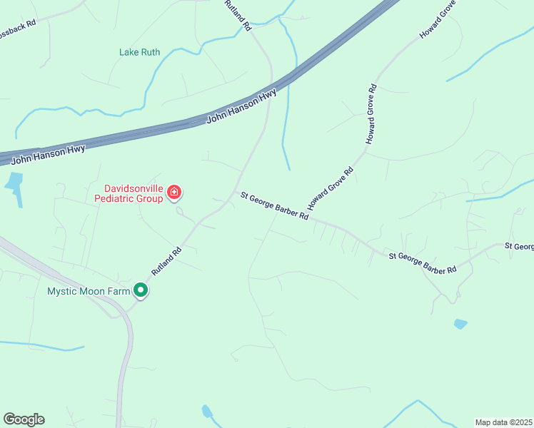 map of restaurants, bars, coffee shops, grocery stores, and more near 2744 Swann Way in Davidsonville