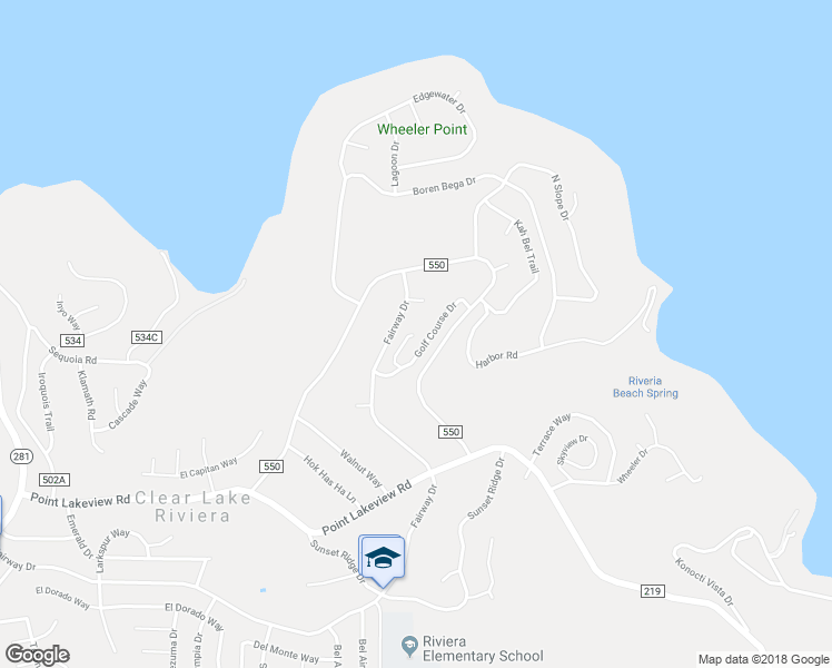 map of restaurants, bars, coffee shops, grocery stores, and more near 10995 Fairway Drive in Kelseyville