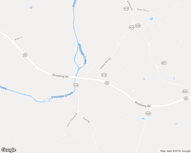 map of restaurants, bars, coffee shops, grocery stores, and more near 3400 Strasburg Road in Strasburg