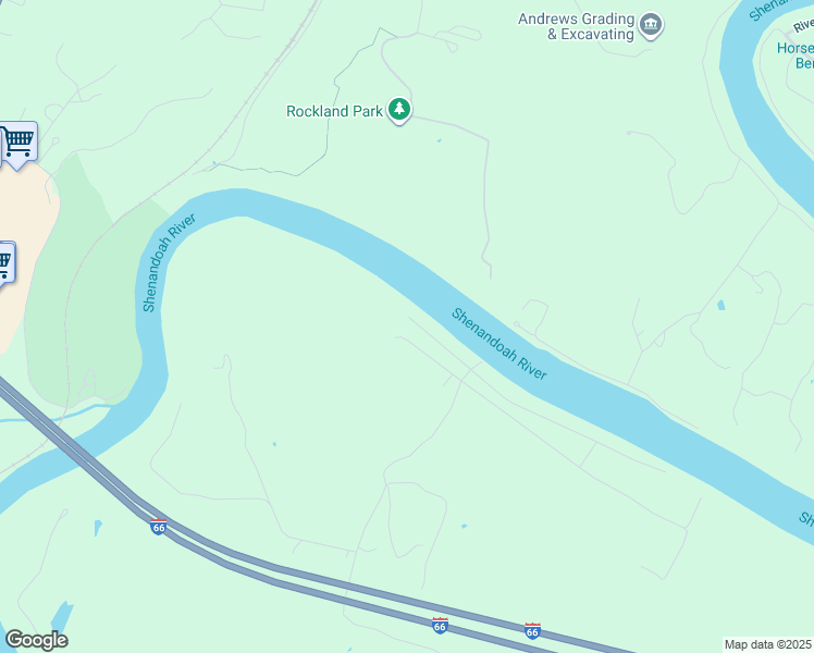 map of restaurants, bars, coffee shops, grocery stores, and more near 15 Harris Drive in Front Royal