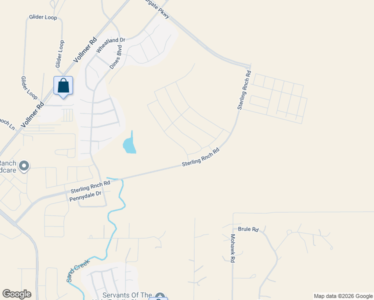 map of restaurants, bars, coffee shops, grocery stores, and more near 8499 Cochise Road in Colorado Springs
