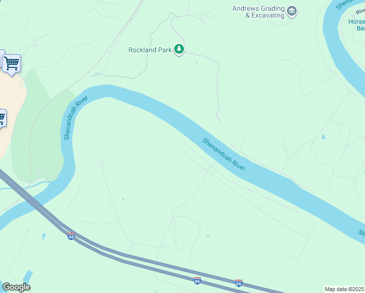 map of restaurants, bars, coffee shops, grocery stores, and more near 15 Harris Drive in Front Royal