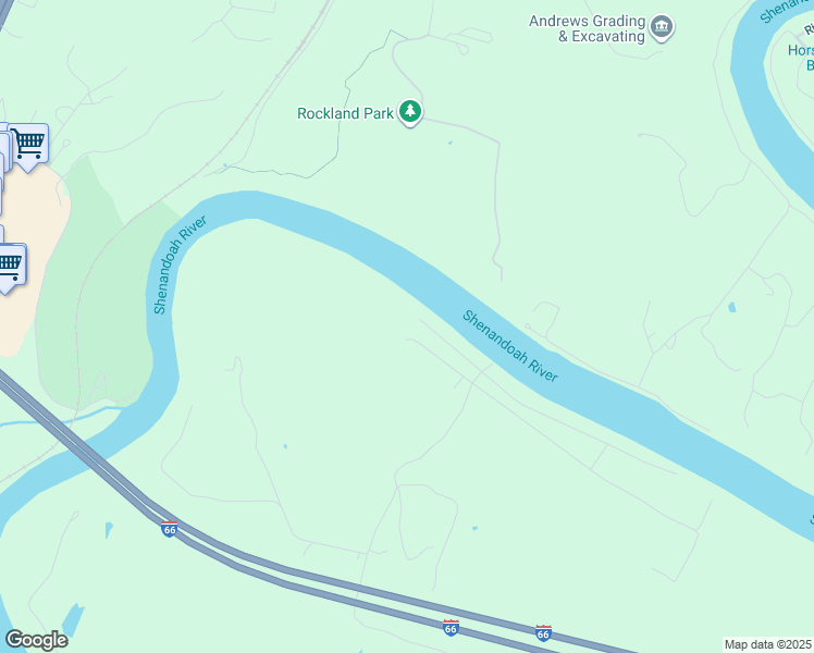 map of restaurants, bars, coffee shops, grocery stores, and more near 4 Avalon Drive in Front Royal