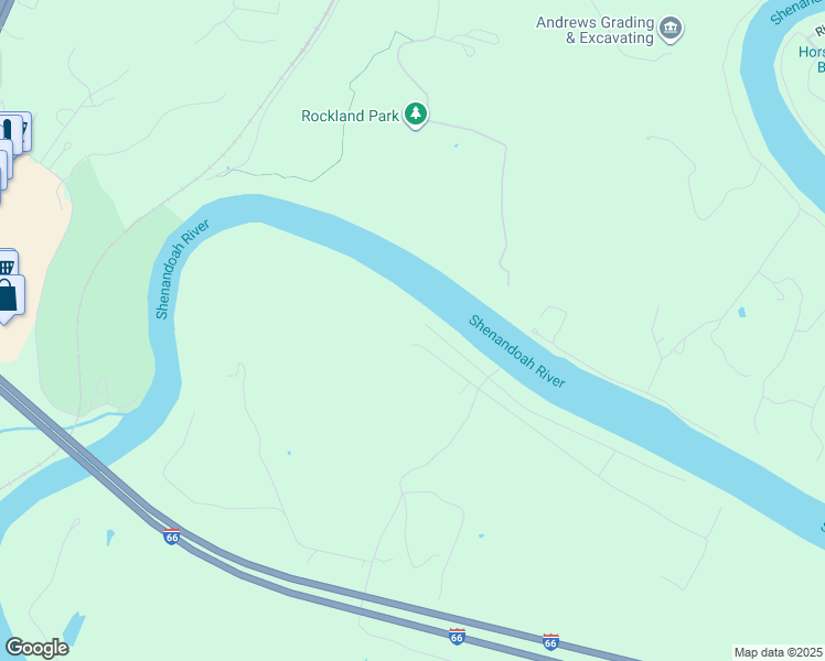 map of restaurants, bars, coffee shops, grocery stores, and more near 4 Avalon Drive in Front Royal