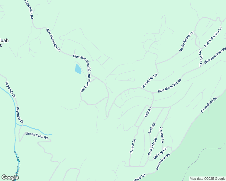 map of restaurants, bars, coffee shops, grocery stores, and more near 3543 Blue Mountain Road in Front Royal