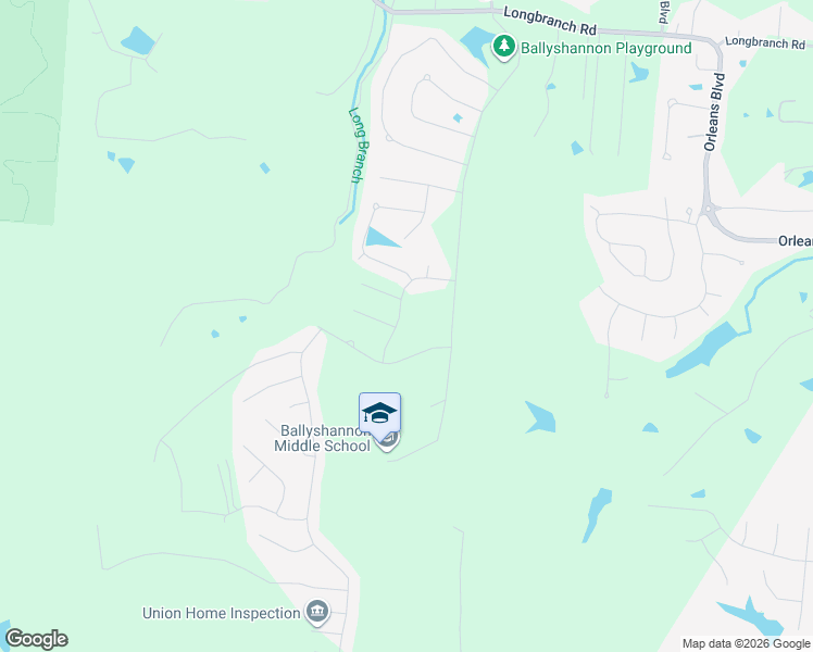 map of restaurants, bars, coffee shops, grocery stores, and more near Shamrock Avenue in Union