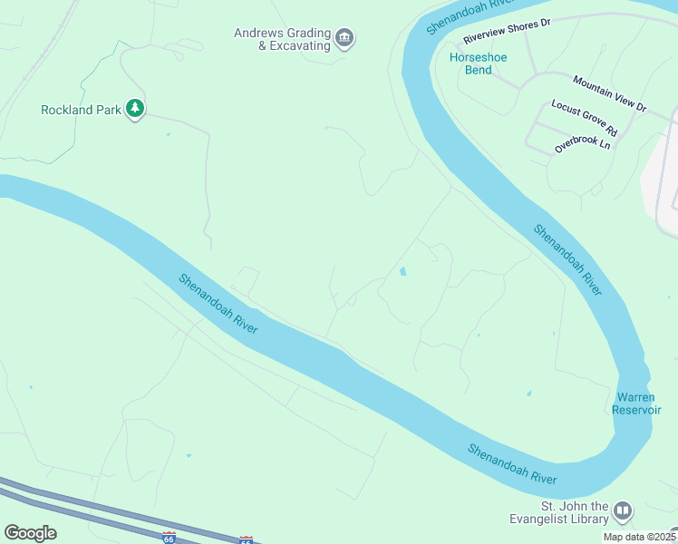 map of restaurants, bars, coffee shops, grocery stores, and more near 436 Old Dam Road in Front Royal