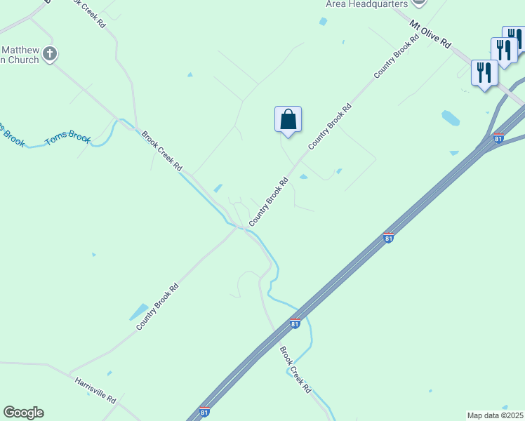 Country Brook Road, Toms Brook VA Walk Score