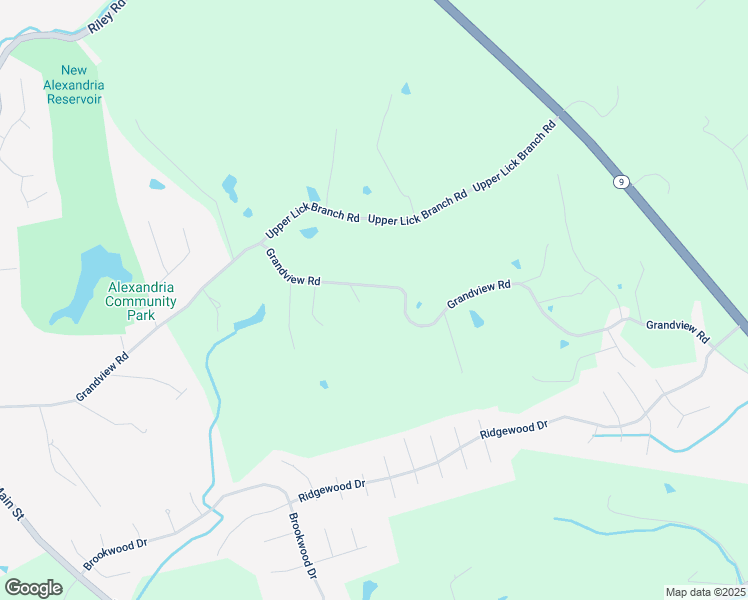 map of restaurants, bars, coffee shops, grocery stores, and more near 2030 Grandview Road in Alexandria
