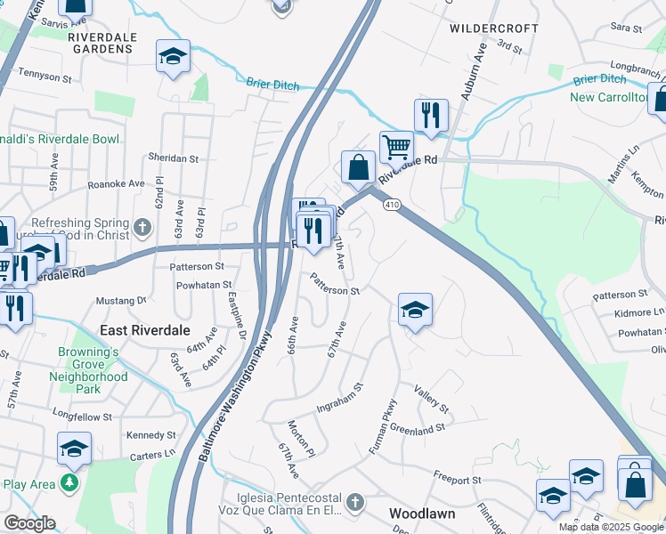 6002 67th Avenue, Riverdale Park MD Walk Score