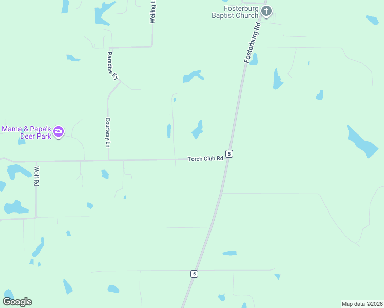 map of restaurants, bars, coffee shops, grocery stores, and more near 3919 Torch Club Road in Alton