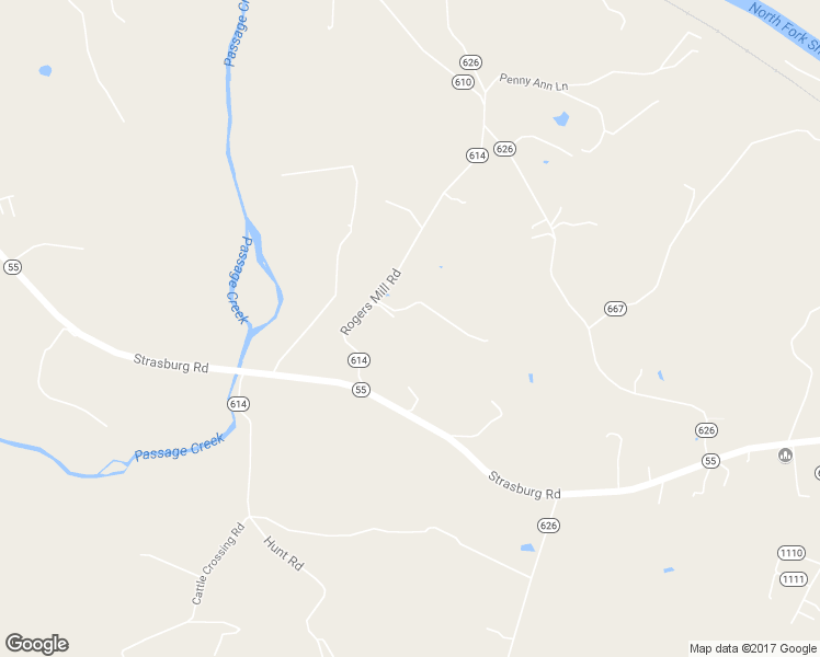 map of restaurants, bars, coffee shops, grocery stores, and more near 214 Rogers Mill Road in Strasburg