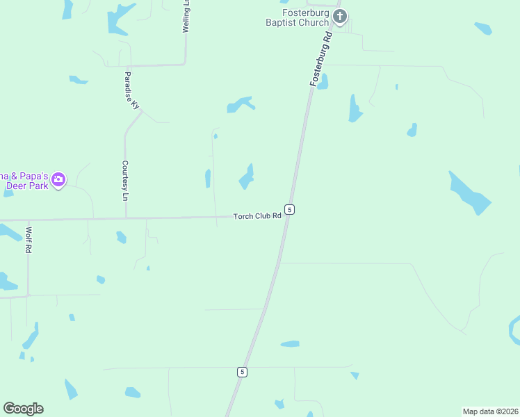 map of restaurants, bars, coffee shops, grocery stores, and more near 3943 Torch Club Road in Alton