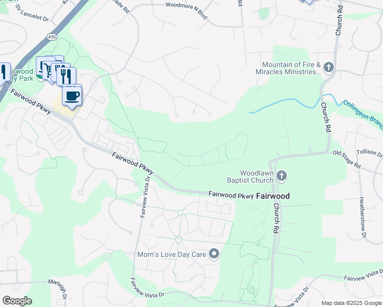 map of restaurants, bars, coffee shops, grocery stores, and more near 13132 Saint James Sanctuary Drive in Bowie