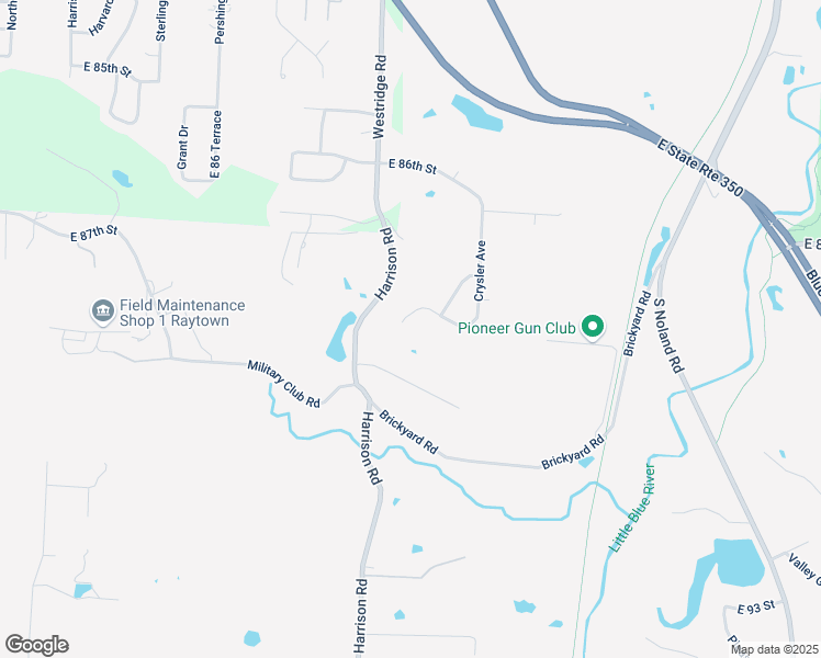 map of restaurants, bars, coffee shops, grocery stores, and more near 12204 East 89th Street in Kansas City