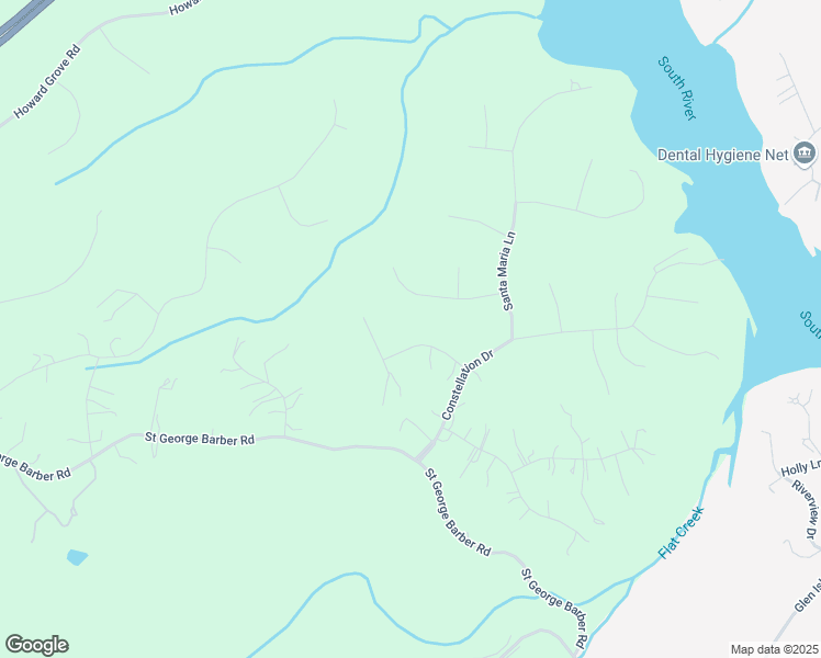 map of restaurants, bars, coffee shops, grocery stores, and more near 686 Discovery Road in Davidsonville