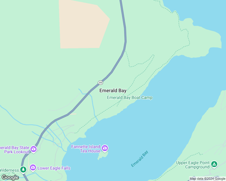 map of restaurants, bars, coffee shops, grocery stores, and more near 2 Emerald Bay Road in South Lake Tahoe