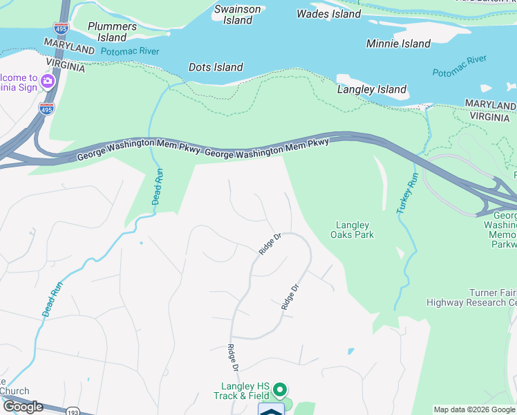 map of restaurants, bars, coffee shops, grocery stores, and more near 6509 Deidre Terrace in McLean