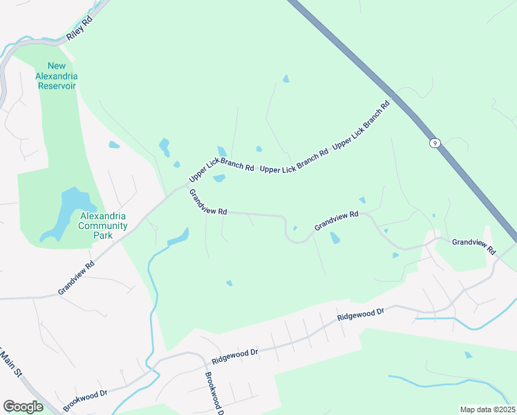 map of restaurants, bars, coffee shops, grocery stores, and more near 2030 Grandview Road in Alexandria