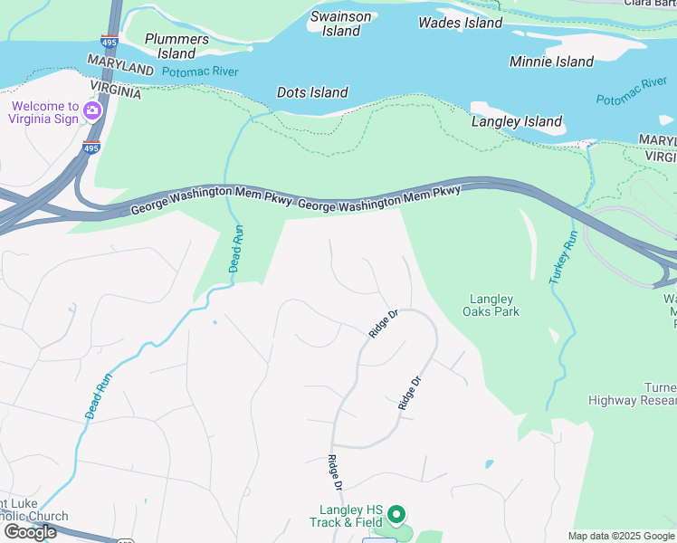 map of restaurants, bars, coffee shops, grocery stores, and more near 6616 Jill Court in McLean