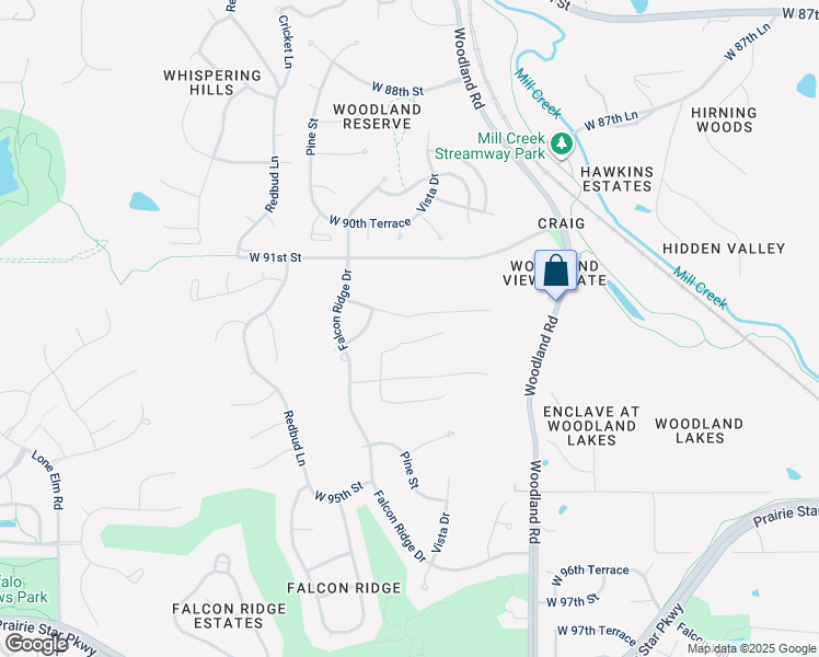 map of restaurants, bars, coffee shops, grocery stores, and more near in Shawnee