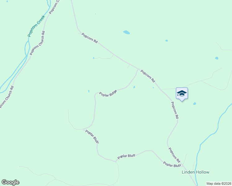 map of restaurants, bars, coffee shops, grocery stores, and more near 31 Poplar Ridge in Springville