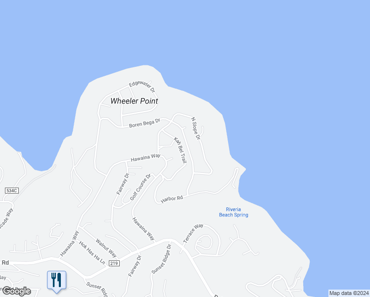 map of restaurants, bars, coffee shops, grocery stores, and more near 4720 Kah Bel Trail in Kelseyville