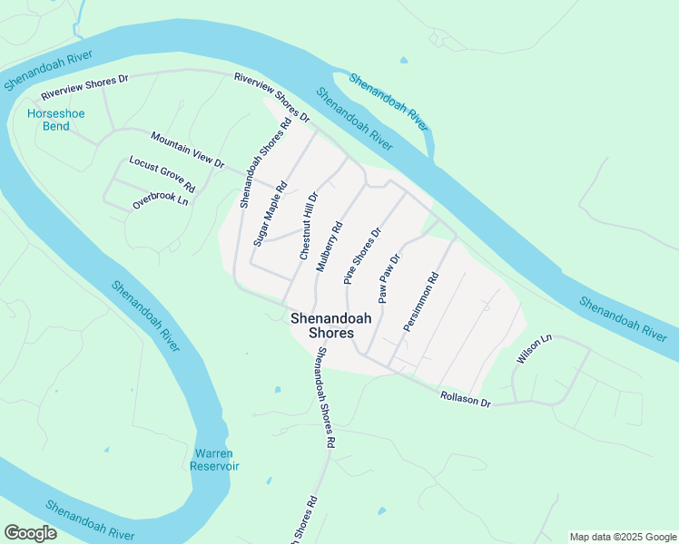 map of restaurants, bars, coffee shops, grocery stores, and more near 141 Pine Shores Drive in Front Royal