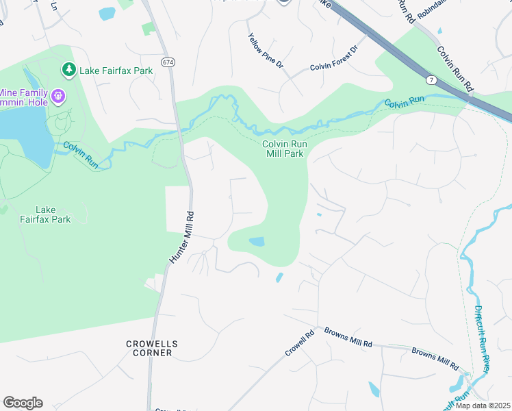 map of restaurants, bars, coffee shops, grocery stores, and more near 1402 Southwind Court in Vienna