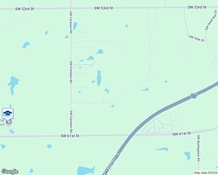 map of restaurants, bars, coffee shops, grocery stores, and more near 5840 Southwest Fairlawn Drive in Topeka