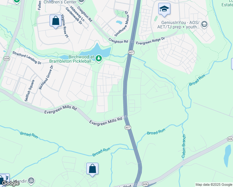 map of restaurants, bars, coffee shops, grocery stores, and more near 42920 Firefly Sonata Terrace in Ashburn