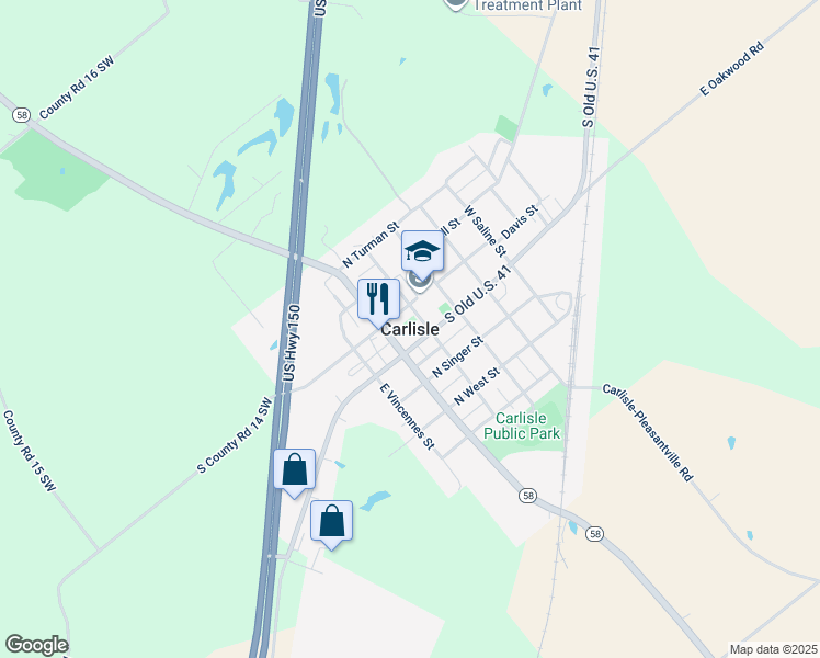 map of restaurants, bars, coffee shops, grocery stores, and more near in Carlisle