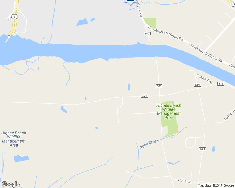 map of restaurants, bars, coffee shops, grocery stores, and more near 569 New England Road in Cape May