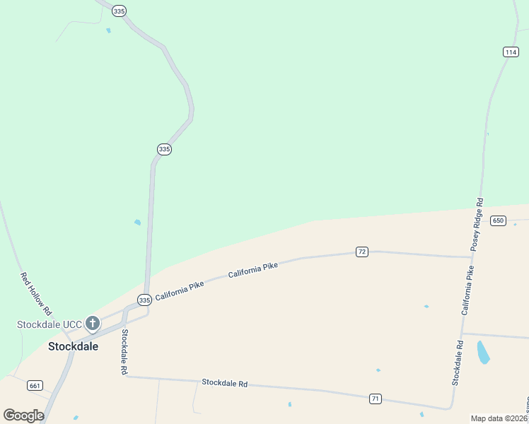 map of restaurants, bars, coffee shops, grocery stores, and more near 375 California Pike in Beaver