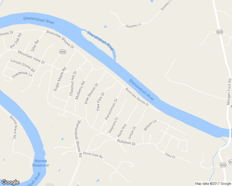 map of restaurants, bars, coffee shops, grocery stores, and more near 301 Persimmon Drive in Front Royal
