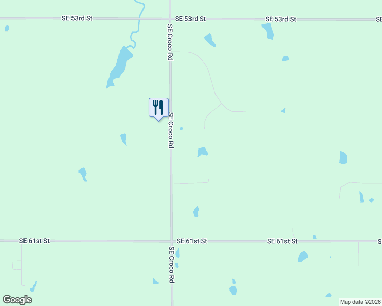 map of restaurants, bars, coffee shops, grocery stores, and more near 5810 Southeast Croco Road in Berryton