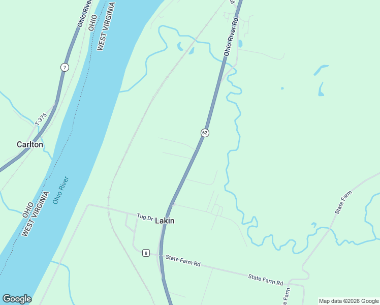 map of restaurants, bars, coffee shops, grocery stores, and more near 13037 Ohio River Road in West Columbia