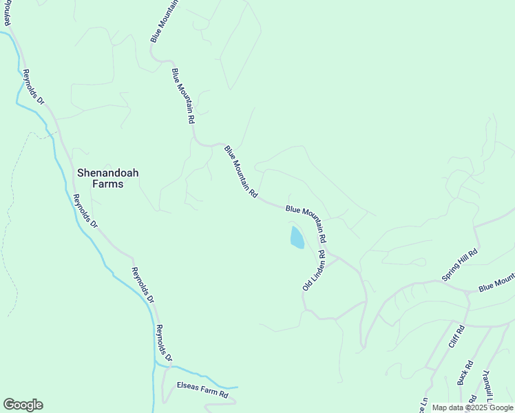 map of restaurants, bars, coffee shops, grocery stores, and more near 2988 Blue Mountain Road in Front Royal