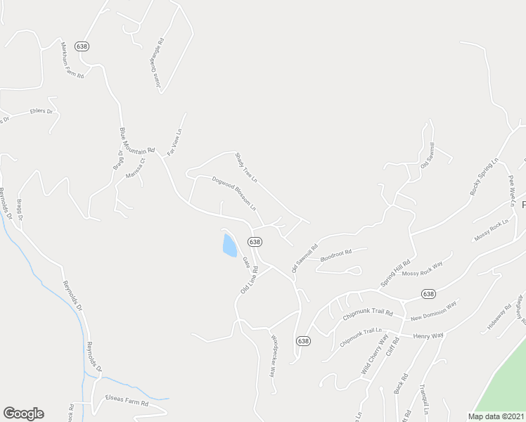 map of restaurants, bars, coffee shops, grocery stores, and more near 255 Dogwood Blossom Ln in Front Royal