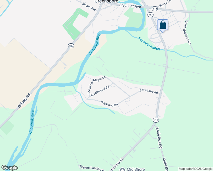 map of restaurants, bars, coffee shops, grocery stores, and more near 25868 Brookwood Road in Greensboro