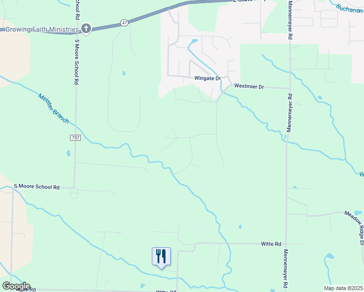 map of restaurants, bars, coffee shops, grocery stores, and more near 326 Beverly Ann Drive in Troy