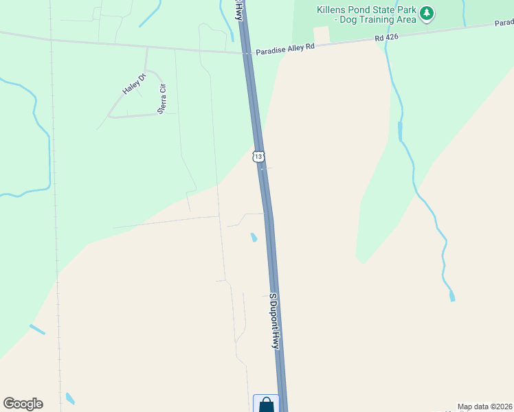 map of restaurants, bars, coffee shops, grocery stores, and more near 14380 South Dupont Highway in Harrington