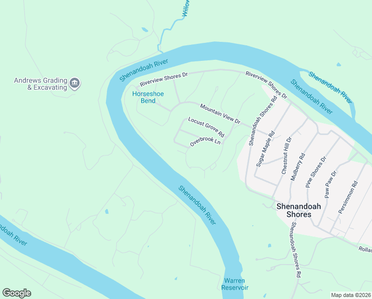 map of restaurants, bars, coffee shops, grocery stores, and more near 38 Cherrywood Road in Front Royal